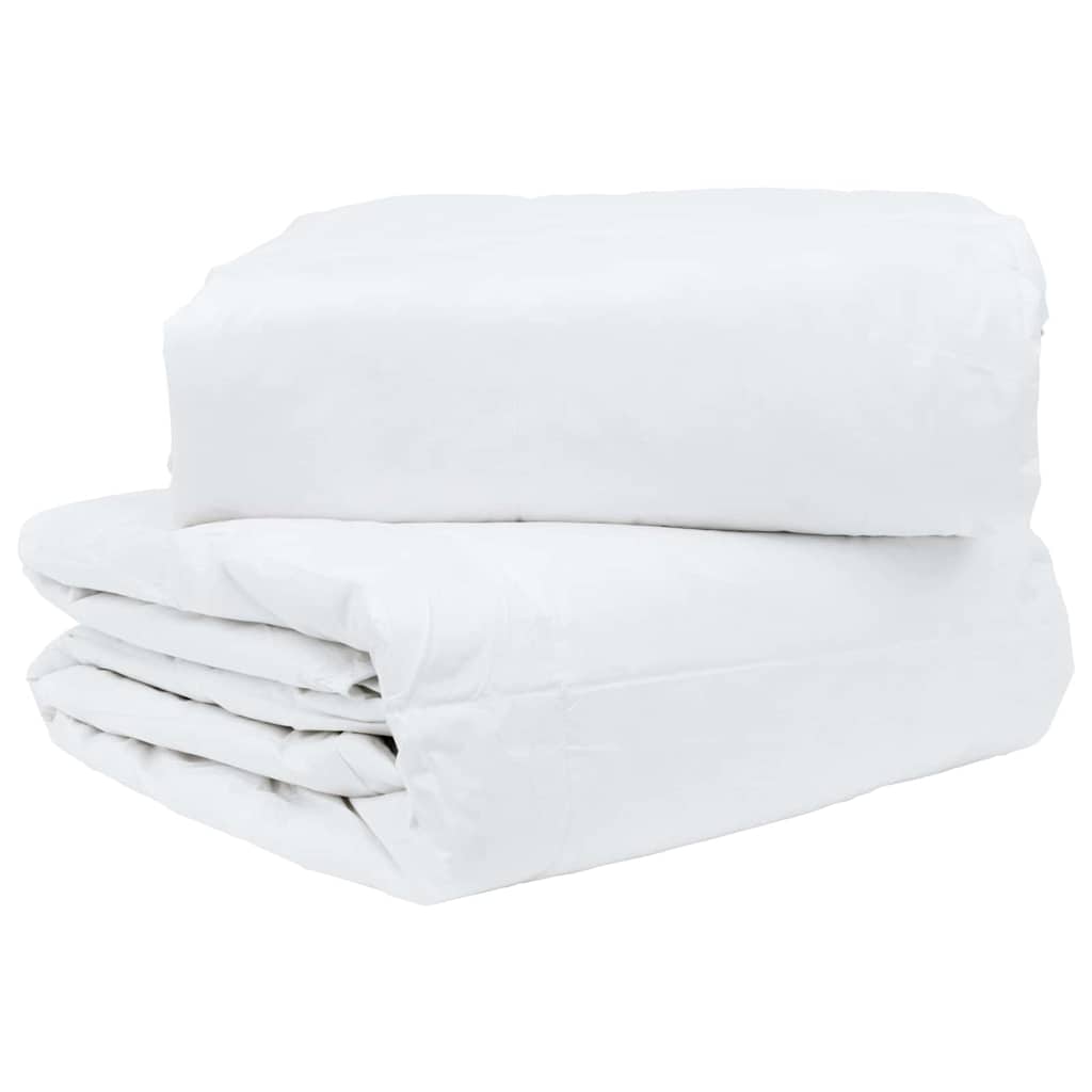 2-in-1 Duvet White 240 x 200 cm Down