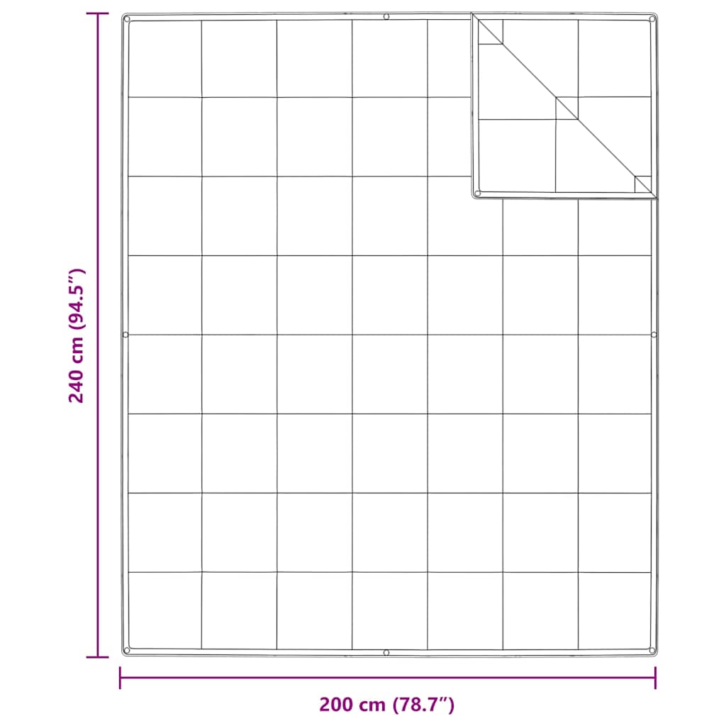 2-in-1 Duvet White 240 x 200 cm Down