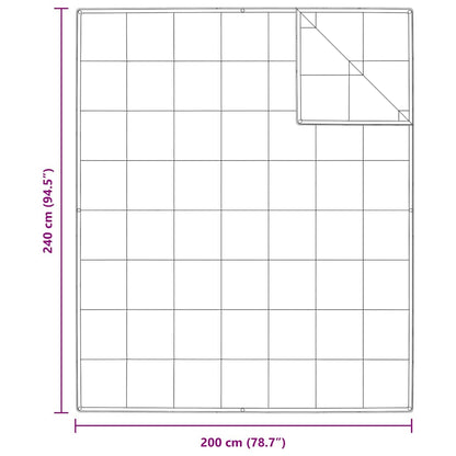 2-in-1 Duvet White 240 x 200 cm Down