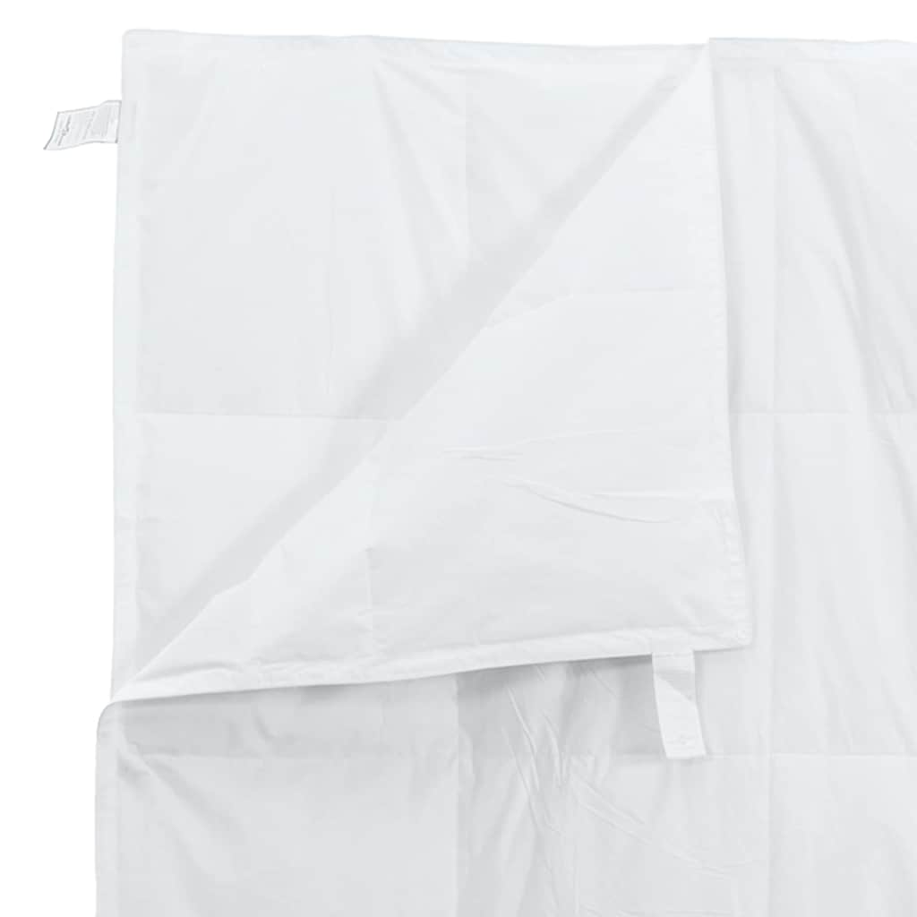 2-in-1 Duvet White 240 x 220 cm Down
