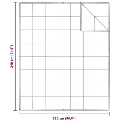 2-in-1 Duvet White 240 x 220 cm Down
