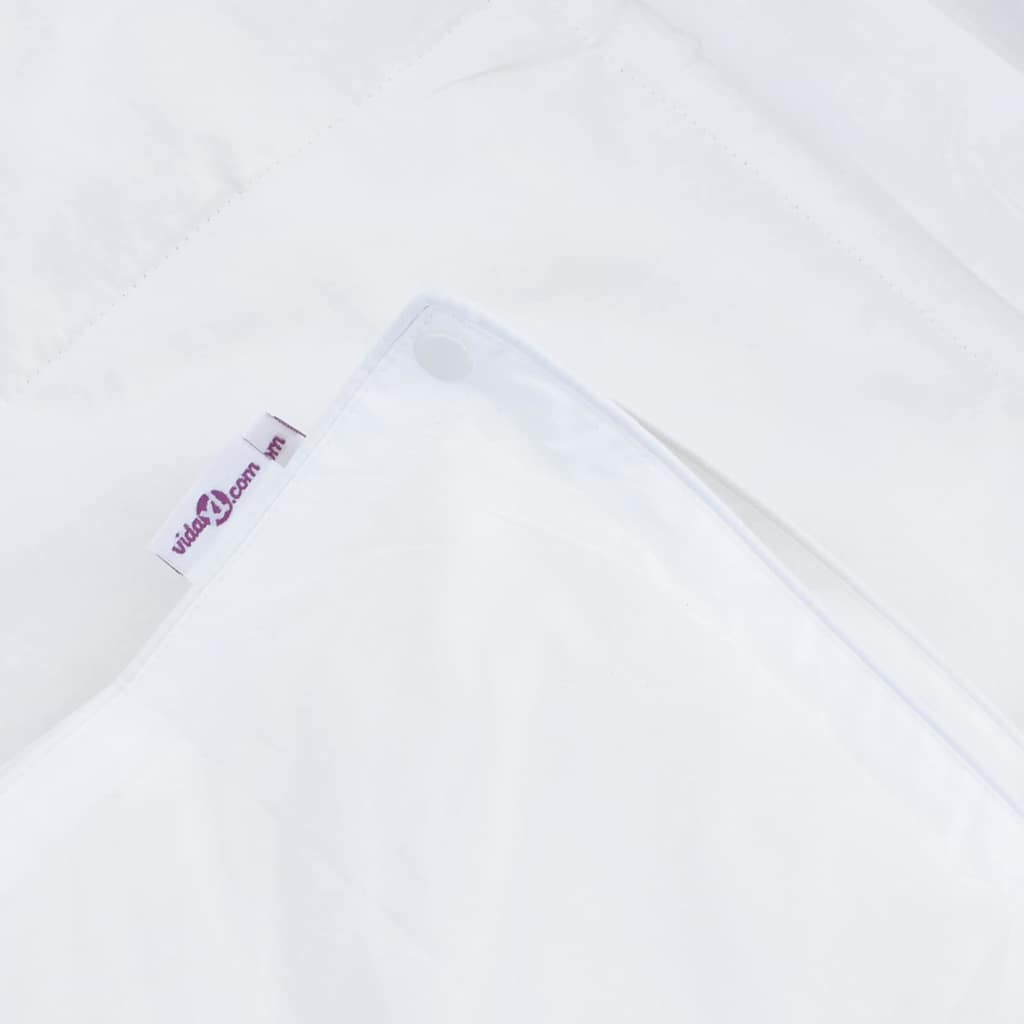 2-in-1 Duvet White 240 x 260 cm Down