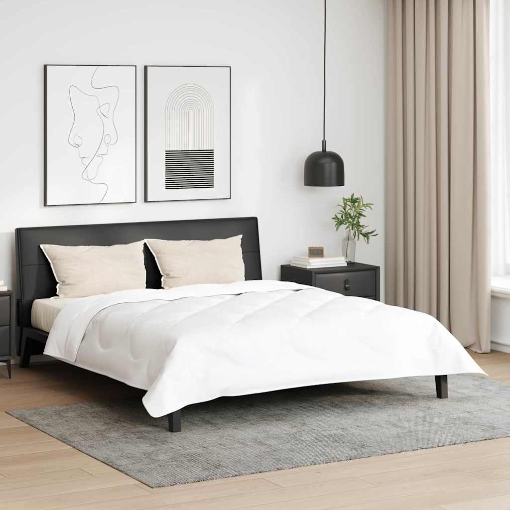 Pillow with Pillow 2 pcs White 40 x 80 cm Cotton