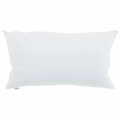 Pillow with Pillow 2 pcs White 40 x 80 cm Cotton