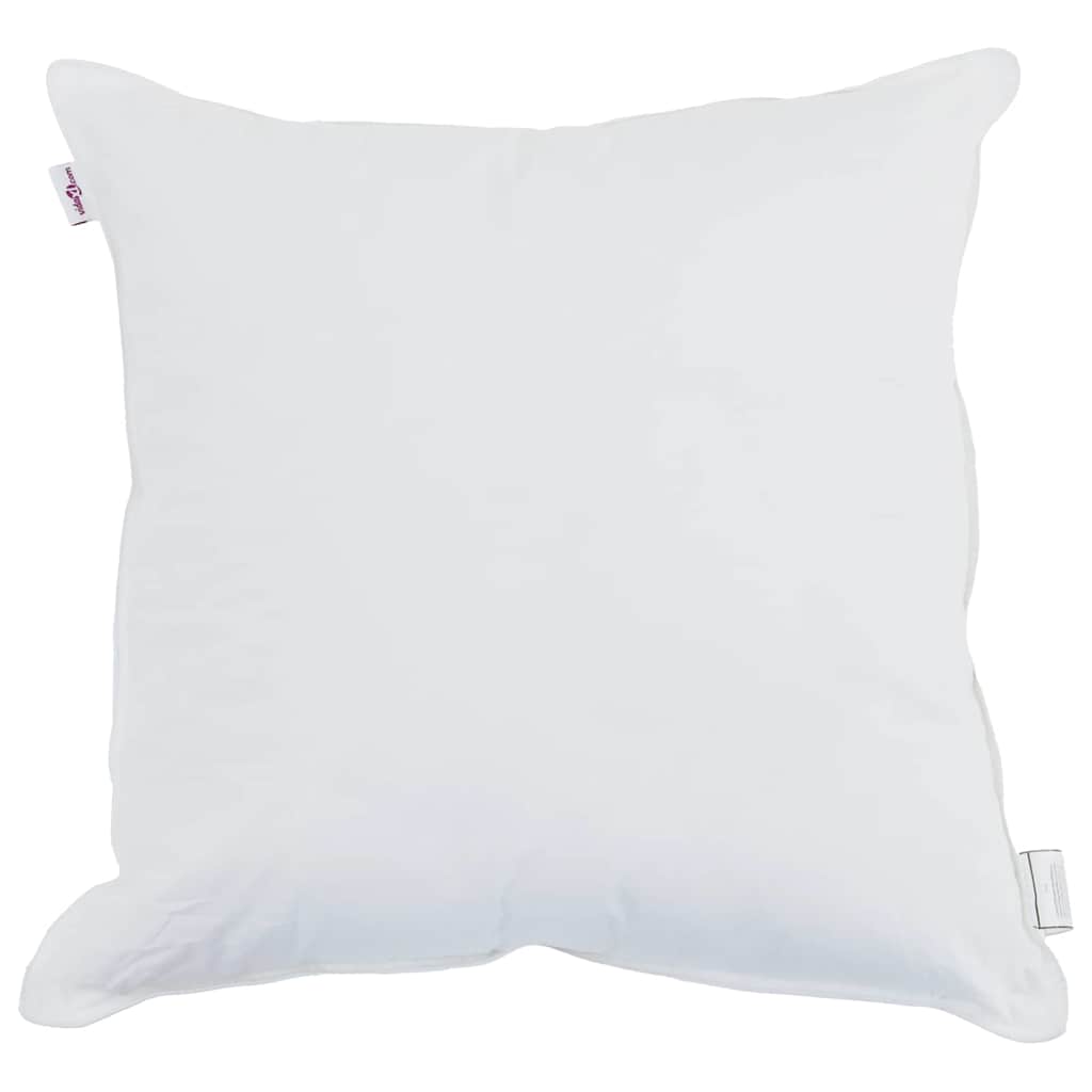 Pillow with Pillow 2 pcs White 50 x 50 cm Cotton
