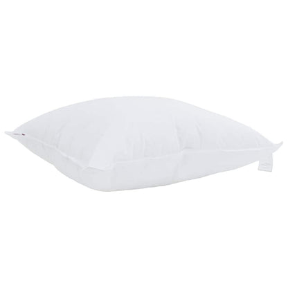 Pillow with Pillow 2 pcs White 80 x 80 cm Cotton