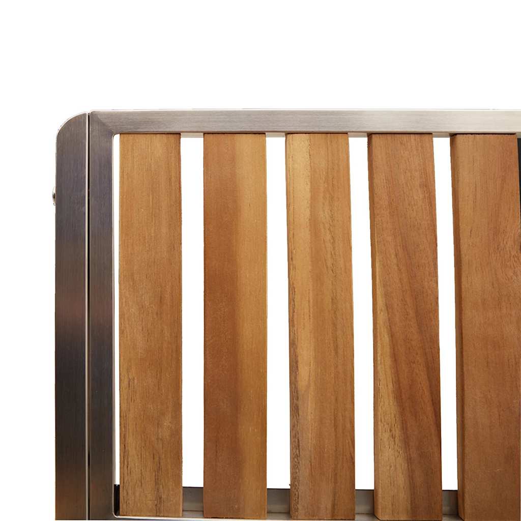 Garden Chair 2 pcs Brown 56 x 54.5 x 87cm Solid Acacia wood
