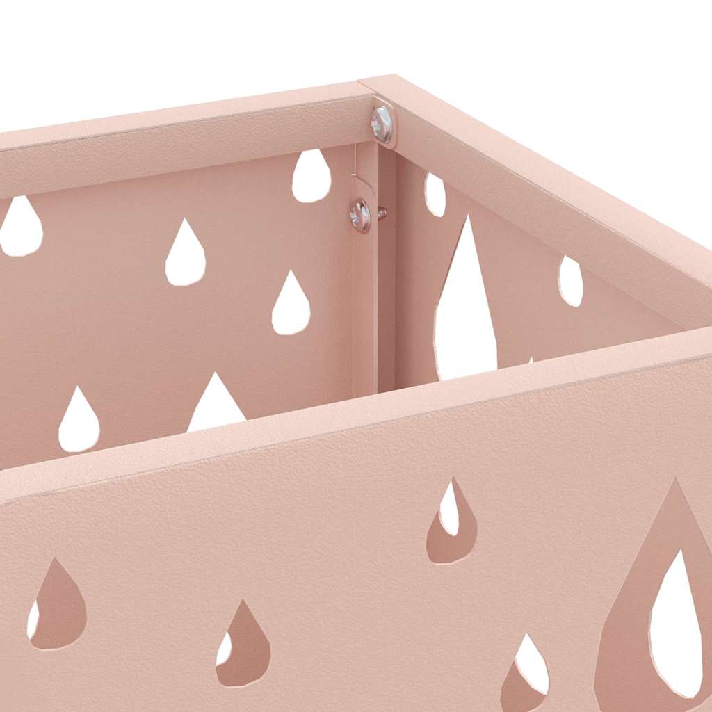 Umbrella Stand Pink 15.5 x 15.5 x 49 cm Metal