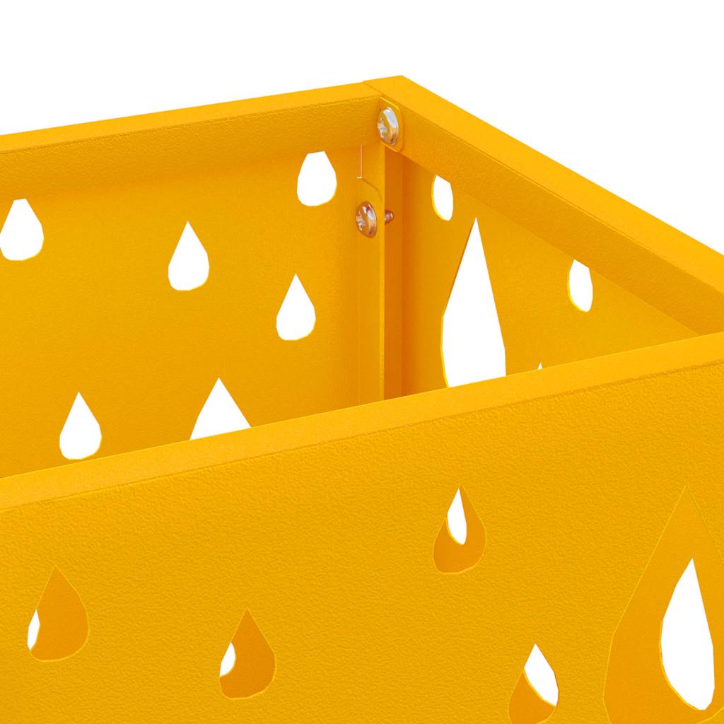 Umbrella Stand Mustard 15.5 x 15.5 x 49 cm Metal