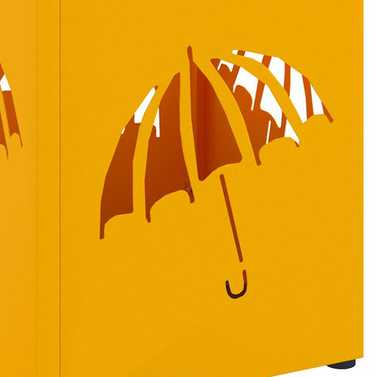 Umbrella Stand Mustard 15.5 x 15.5 x 49 cm Metal