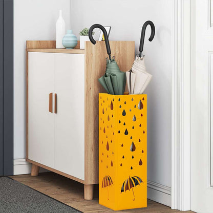 Umbrella Stand Mustard 15.5 x 15.5 x 49 cm Metal