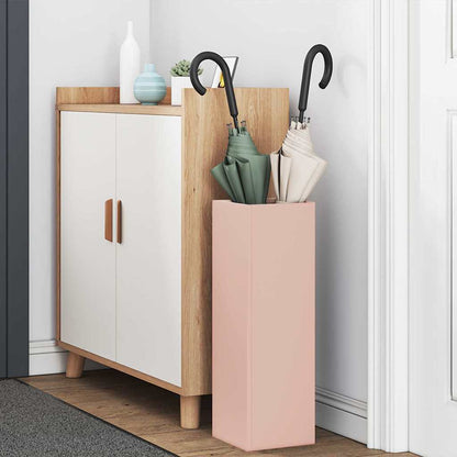 Umbrella Stand Pink 15.5 x 15.5 x 49 cm Metal