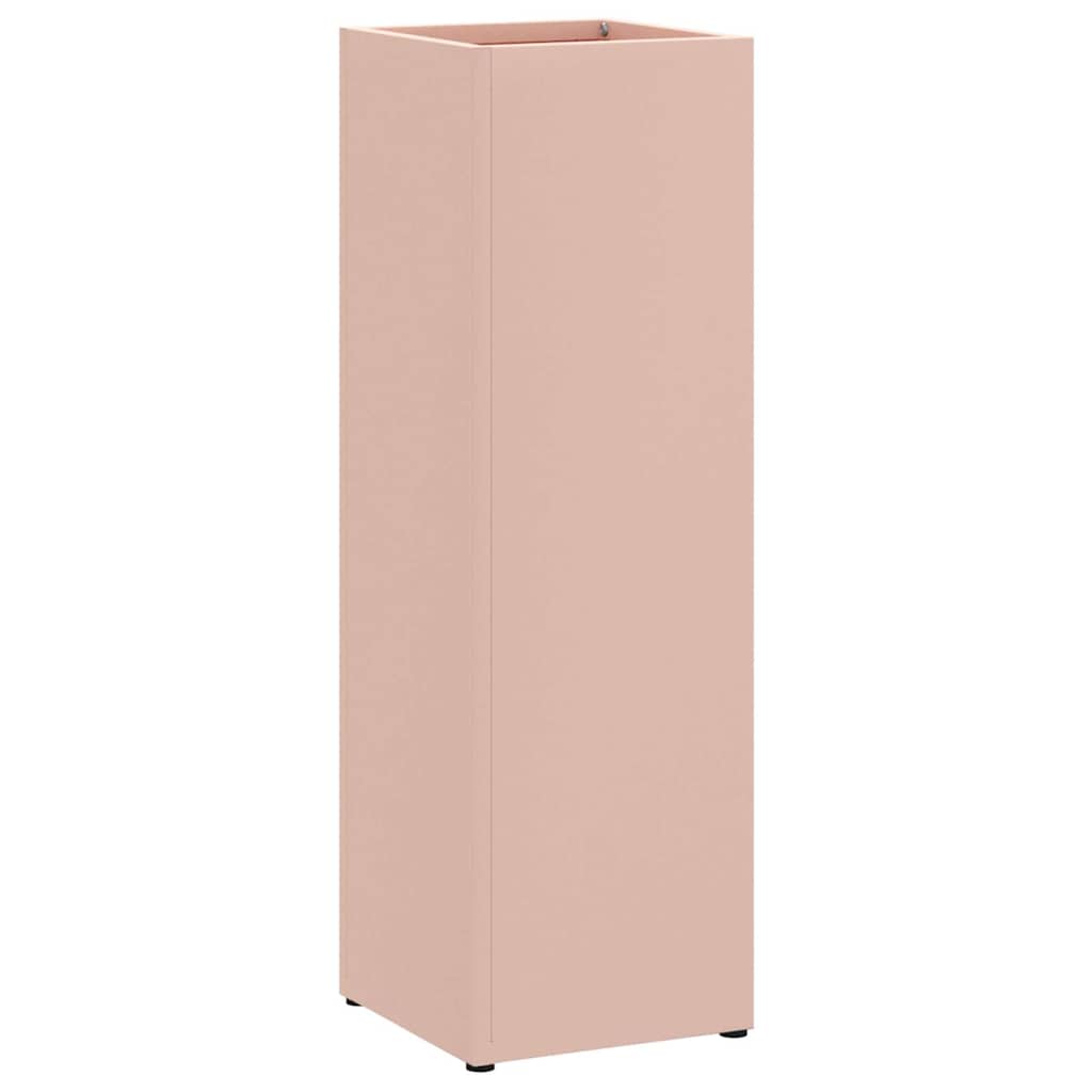 Umbrella Stand Pink 15.5 x 15.5 x 49 cm Metal