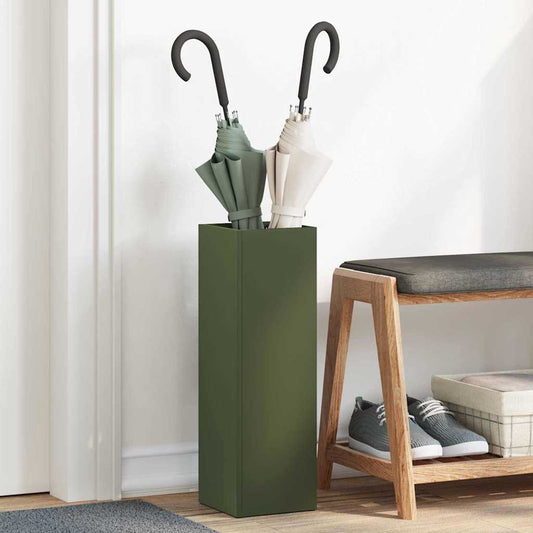 Umbrella Stand Olive 15.5 x 15.5 x 49 cm Metal