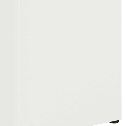 Umbrella Stand White 15.5 x 15.5 x 49 cm Metal