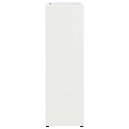 Umbrella Stand White 15.5 x 15.5 x 49 cm Metal