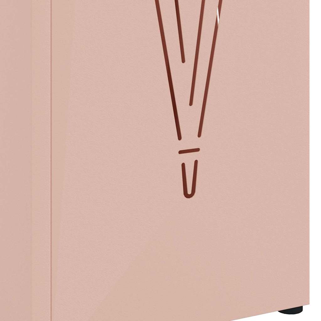 Umbrella Stand Pink 15.5 x 15.5 x 49 cm Metal