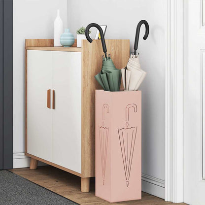 Umbrella Stand Pink 15.5 x 15.5 x 49 cm Metal