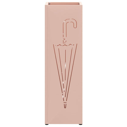Umbrella Stand Pink 15.5 x 15.5 x 49 cm Metal