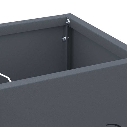 Umbrella Stand Anthracite 15.5 x 15.5 x 49 cm Metal