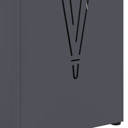 Umbrella Stand Anthracite 15.5 x 15.5 x 49 cm Metal