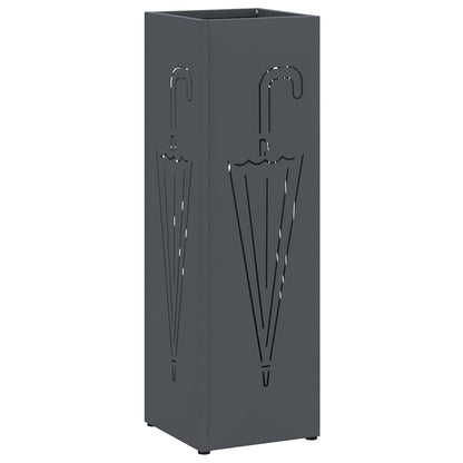 Umbrella Stand Anthracite 15.5 x 15.5 x 49 cm Metal