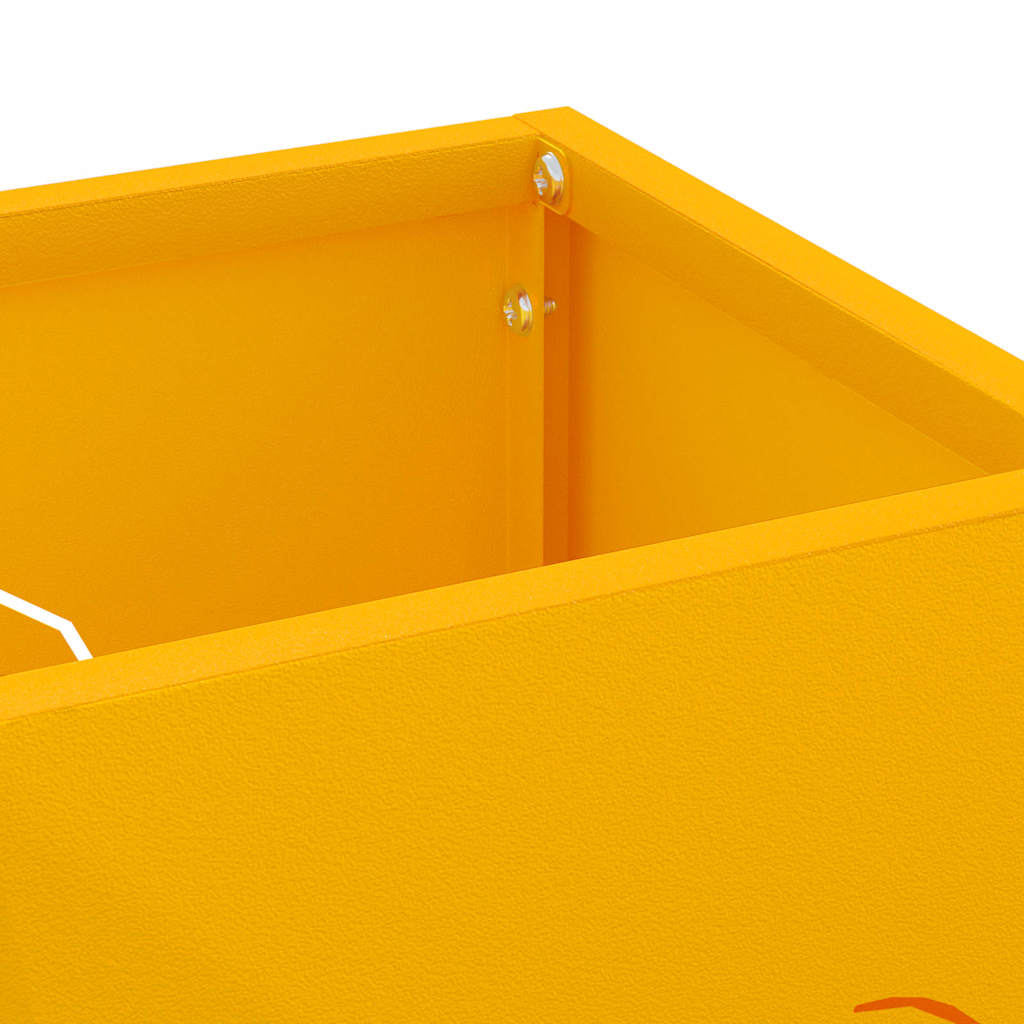 Umbrella Stand Mustard 15.5 x 15.5 x 49 cm Metal