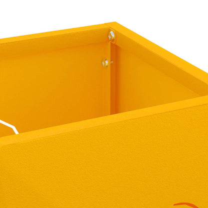 Umbrella Stand Mustard 15.5 x 15.5 x 49 cm Metal