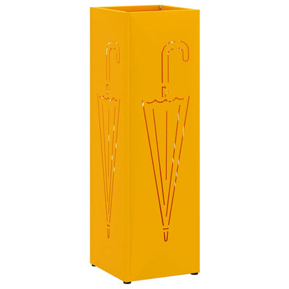 Umbrella Stand Mustard 15.5 x 15.5 x 49 cm Metal