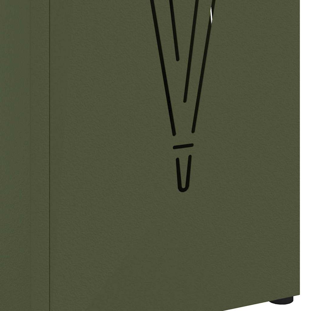 Umbrella Stand Olive 15.5 x 15.5 x 49 cm Metal