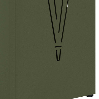 Umbrella Stand Olive 15.5 x 15.5 x 49 cm Metal