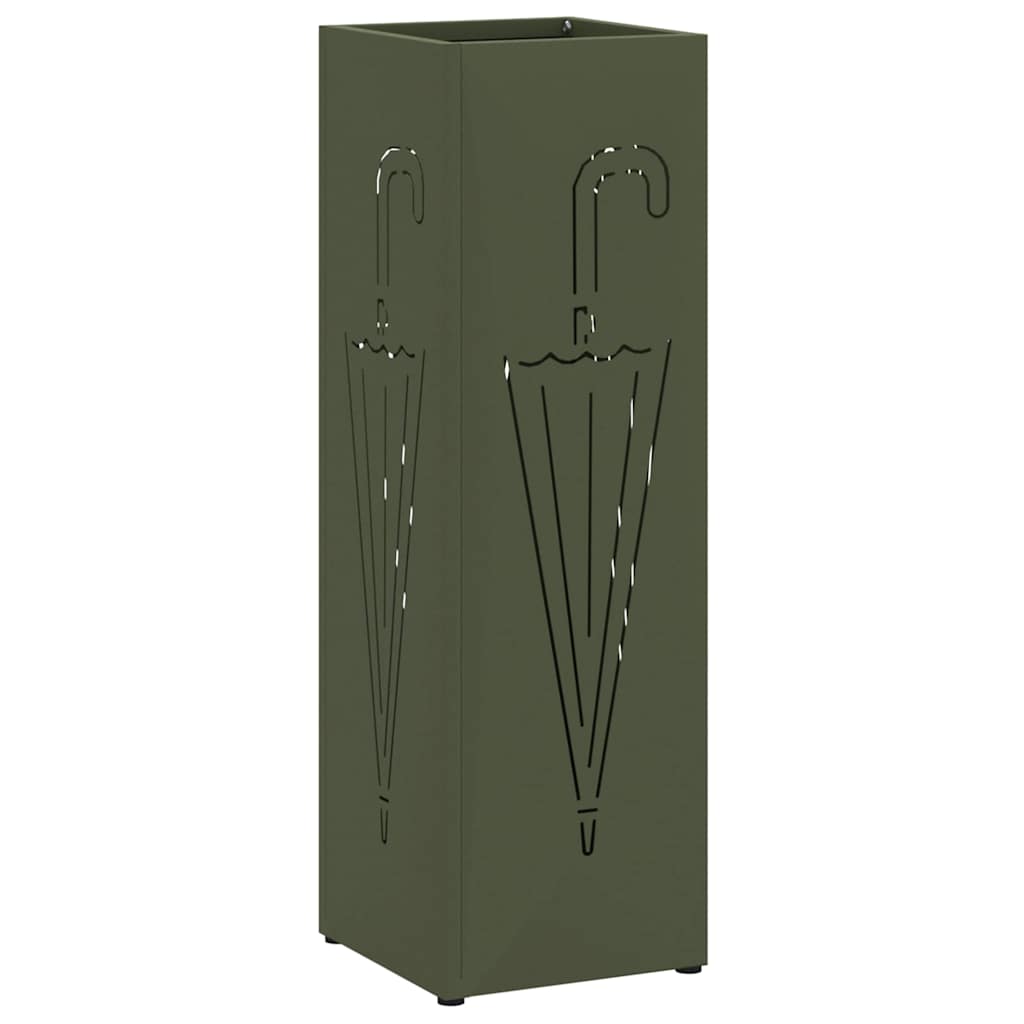 Umbrella Stand Olive 15.5 x 15.5 x 49 cm Metal