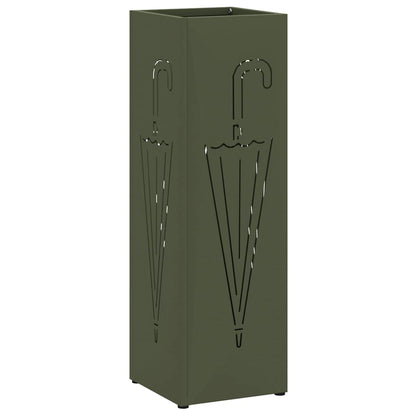 Umbrella Stand Olive 15.5 x 15.5 x 49 cm Metal