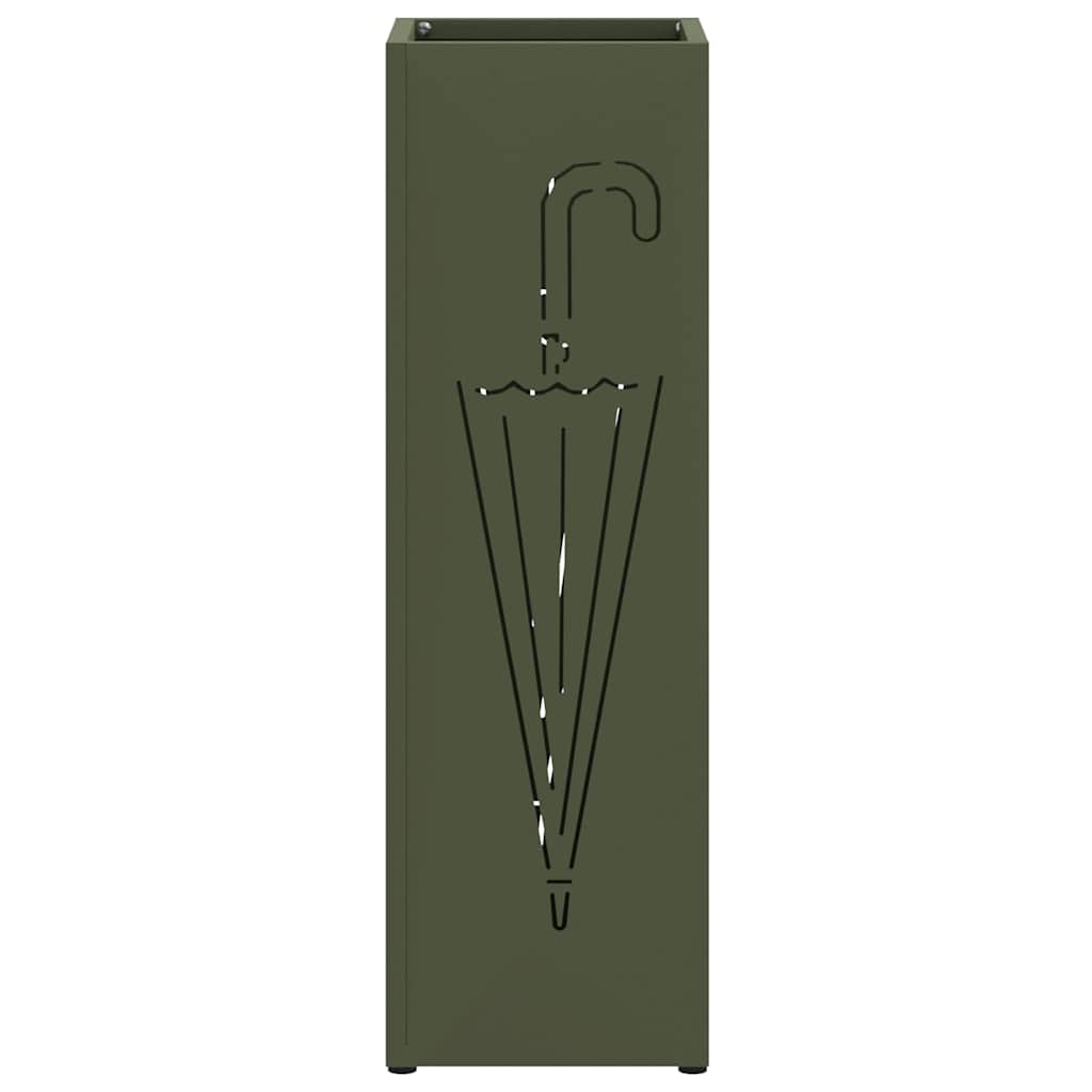 Umbrella Stand Olive 15.5 x 15.5 x 49 cm Metal