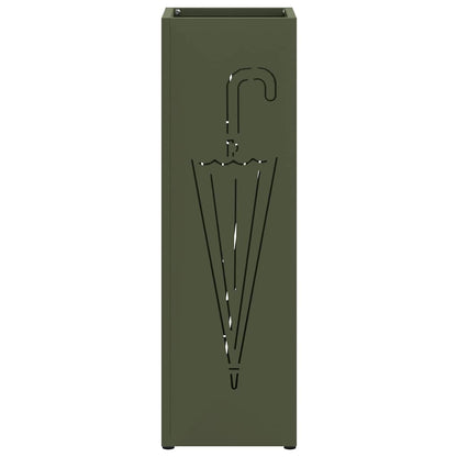 Umbrella Stand Olive 15.5 x 15.5 x 49 cm Metal