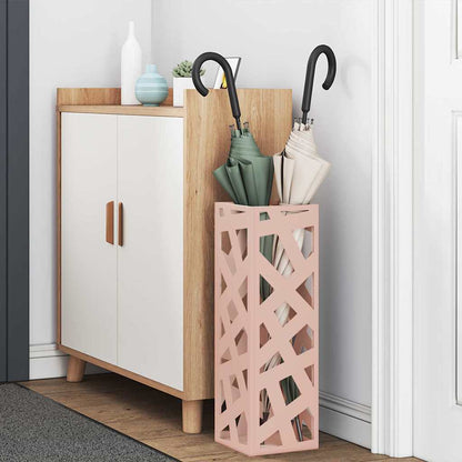 Umbrella Stand Pink 15.5 x 15.5 x 49 cm Metal