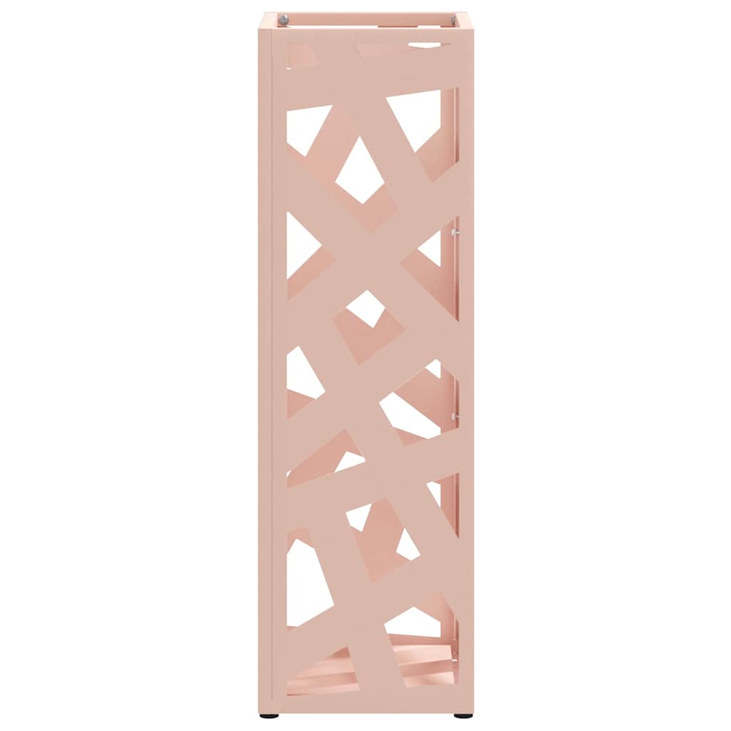 Umbrella Stand Pink 15.5 x 15.5 x 49 cm Metal