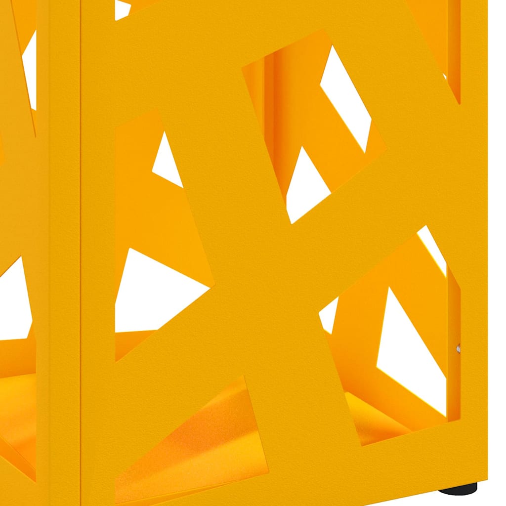 Umbrella Stand Mustard 15.5 x 15.5 x 49 cm Metal
