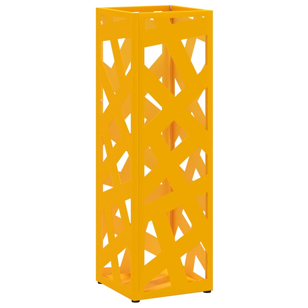 Umbrella Stand Mustard 15.5 x 15.5 x 49 cm Metal