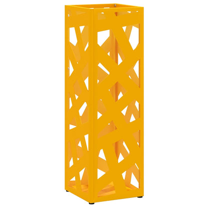 Umbrella Stand Mustard 15.5 x 15.5 x 49 cm Metal