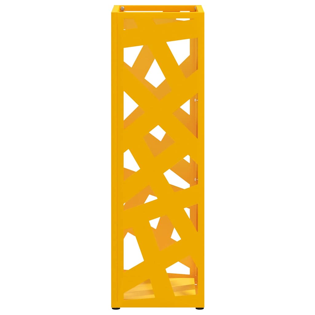 Umbrella Stand Mustard 15.5 x 15.5 x 49 cm Metal