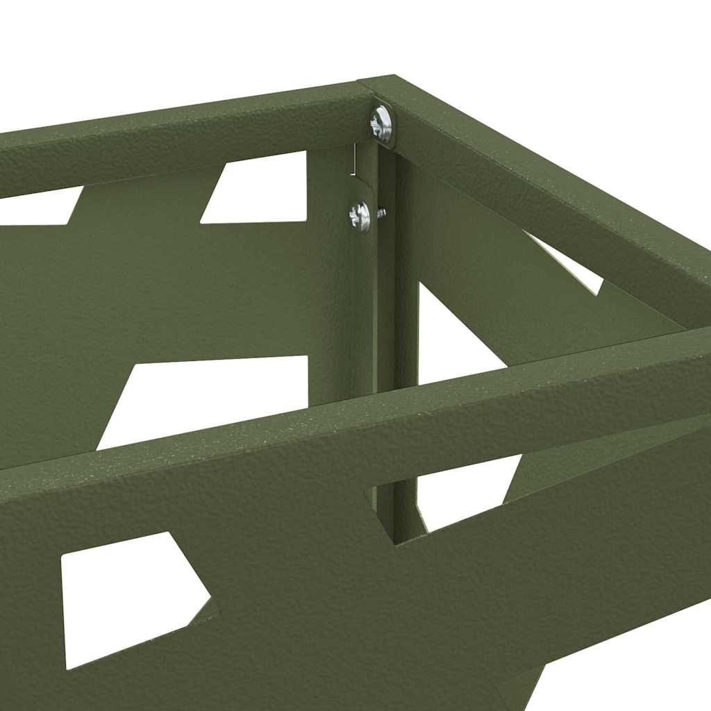 Umbrella Stand Olive 15.5 x 15.5 x 49 cm Metal