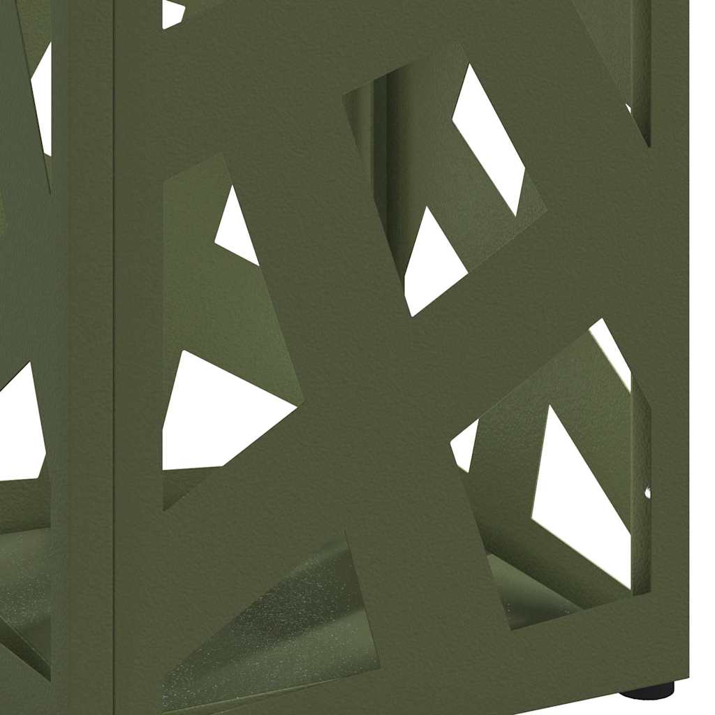 Umbrella Stand Olive 15.5 x 15.5 x 49 cm Metal
