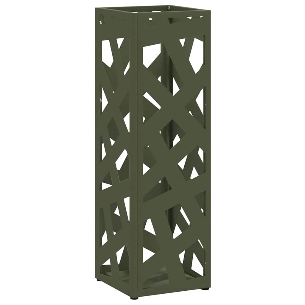 Umbrella Stand Olive 15.5 x 15.5 x 49 cm Metal