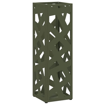 Umbrella Stand Olive 15.5 x 15.5 x 49 cm Metal