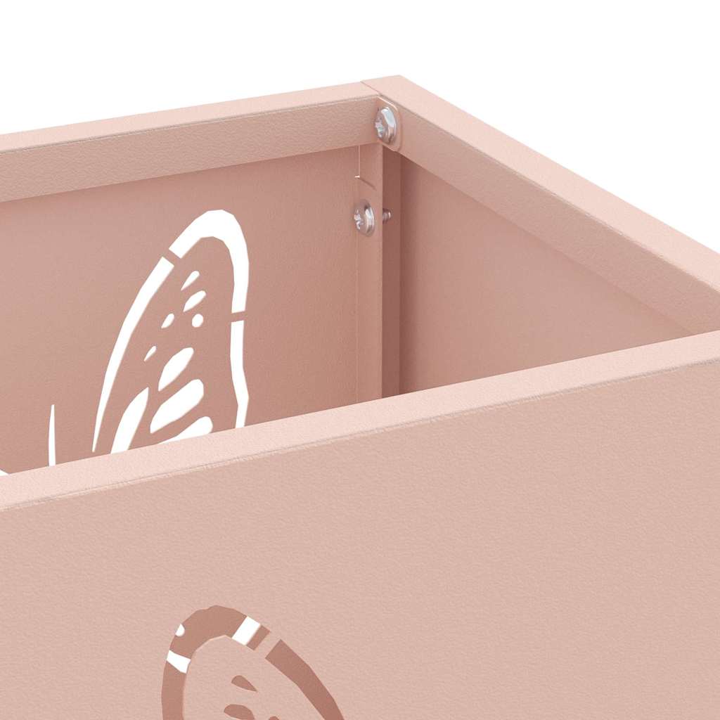 Umbrella Stand Pink 15.5 x 15.5 x 49 cm Metal