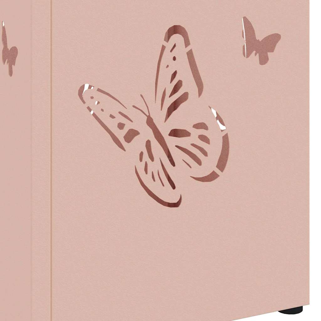 Umbrella Stand Pink 15.5 x 15.5 x 49 cm Metal