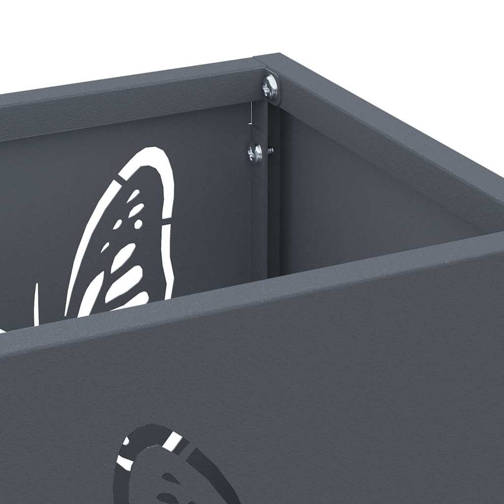 Umbrella Stand Anthracite 15.5 x 15.5 x 49 cm Metal