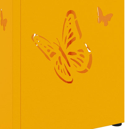 Umbrella Stand Mustard 15.5 x 15.5 x 49 cm Metal