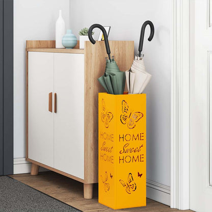 Umbrella Stand Mustard 15.5 x 15.5 x 49 cm Metal